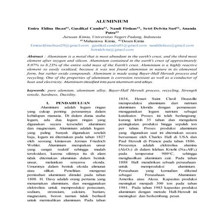 jurnal aluminium