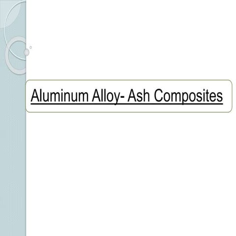 Aluminum a lloy ash composites