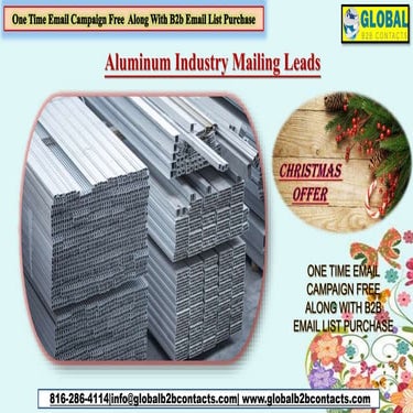 Aluminum industry mailing leads