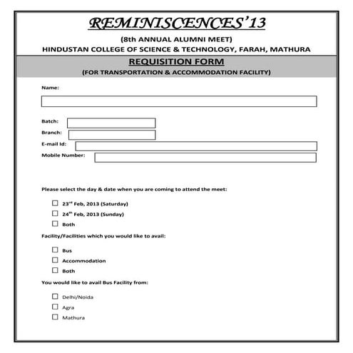 Requisition Form | DOCX