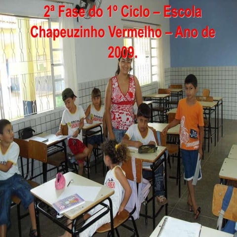 Alunos da 2ª fase do 1º ciclo