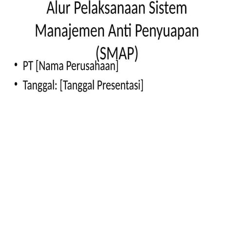 101 Tanya Jawab SMAP SNI ISO 37001:2016 | PPTX