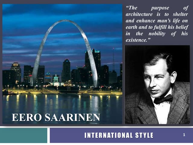 Alvar alto & eero saarinen
