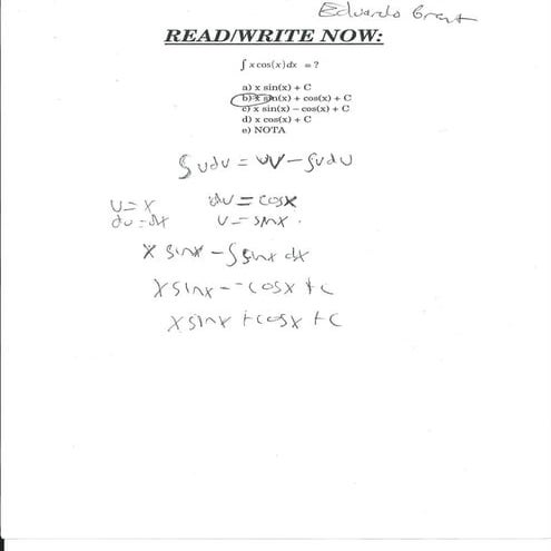 Sample Student Work | PDF