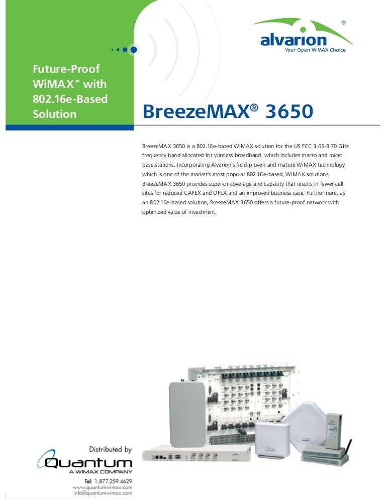 Alvarion BreezeMAX