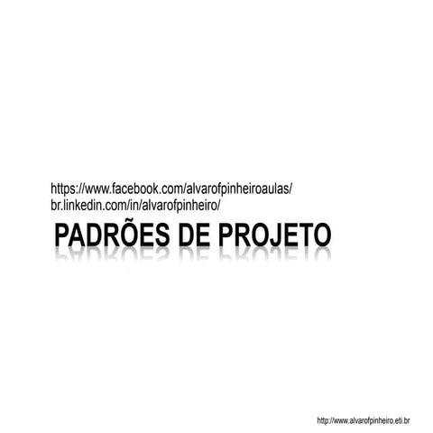 Fundamentos de Padrões de Projeto de Software