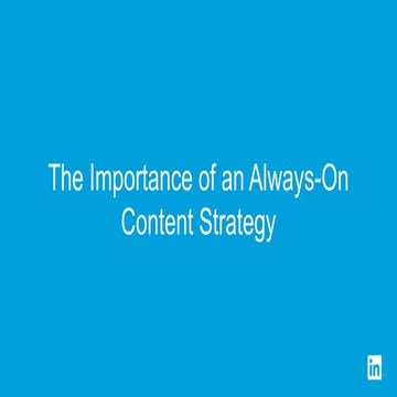 The Importance of an Always-on Content Strategy in Higher Education