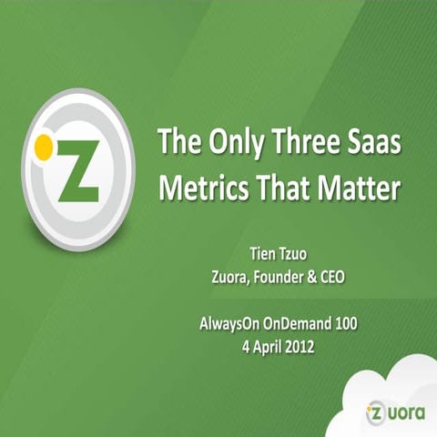 3 SaaS Metrics That Matter