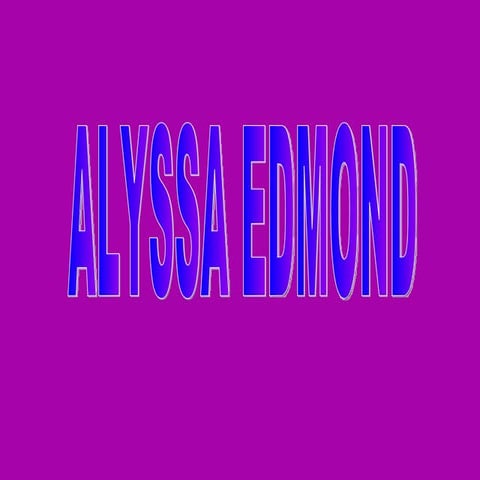 Alyssa edmond