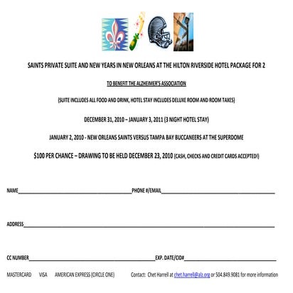 Alz Assoc Saintsraffle 12 2010