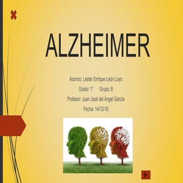 Enfermedad de Alzheimer