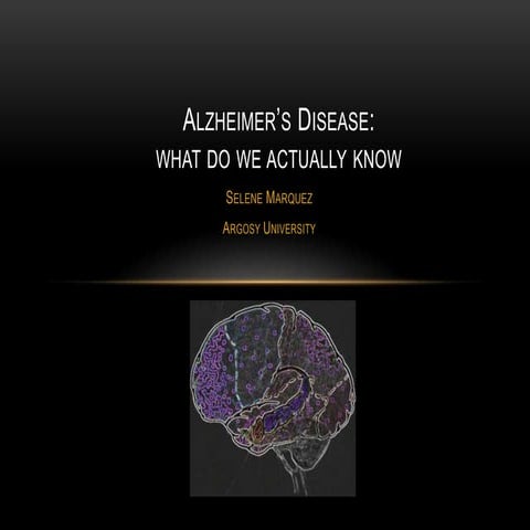 Alzheimer\'s Disease