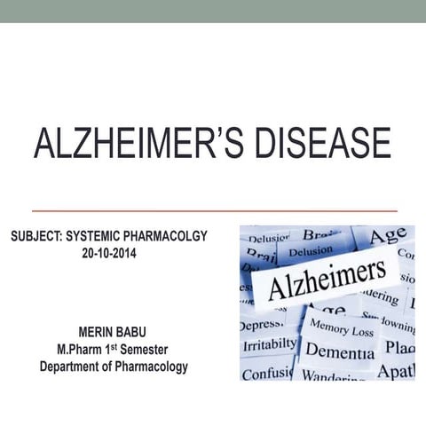 Alzheimer's disease