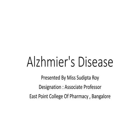 Alzhmier's Disease.pptx