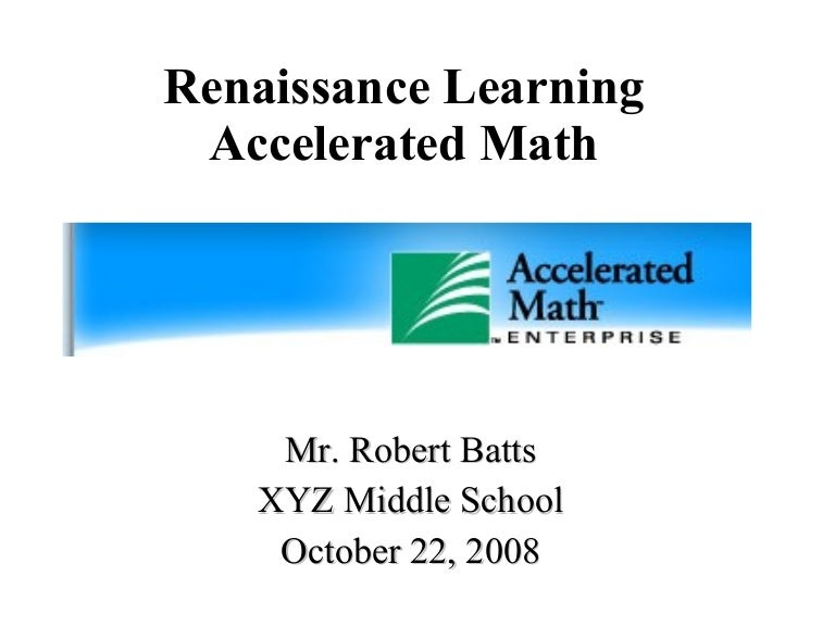 Accelerated Math