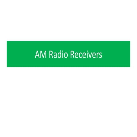 AM RadioReceiver