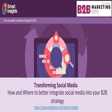 Transforming Social Media Marketing