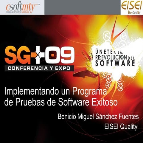 Implementando un Programa de Pruebas de Software Exitoso