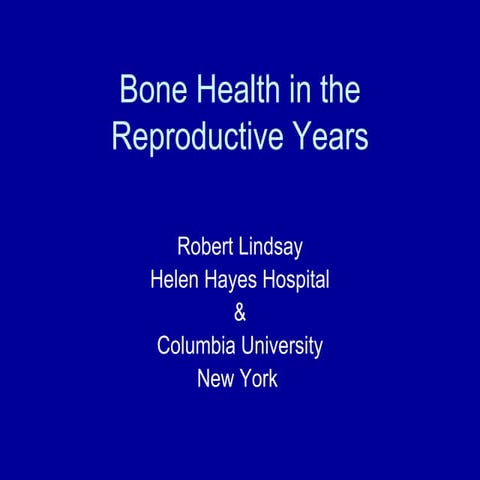 Am 10.45 lindsay bone health