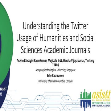 Understanding the Twitter Usage of Humanities and Social Sciences Academic Journals