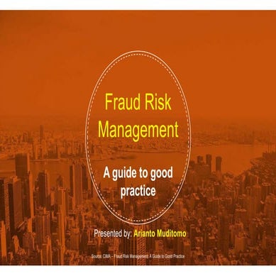 Fraud & Risk Management - A Guide to Good Practice