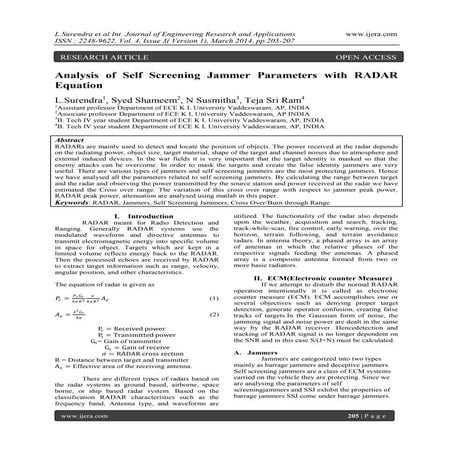 A NEW HYBRID METHOD FOR SYNTHETIC APERTURE RADAR DECEPTIVE JAMMING | PDF