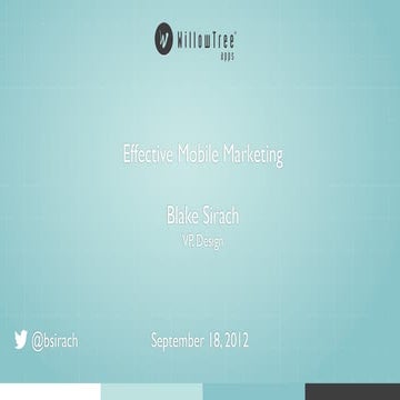 Effective Mobile Marketing 