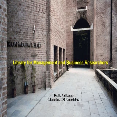 Library for Management Researchers