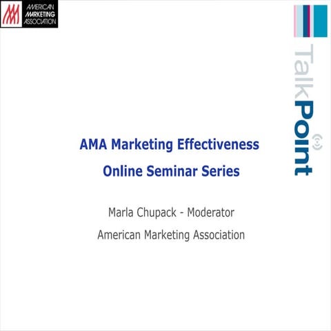 AMA and TalkPoint: Webinars as Part of Your Marketing Strategy