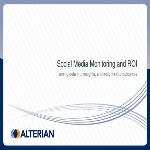 The Future of Social Media Monitoring - Concrete case studies and step by s...