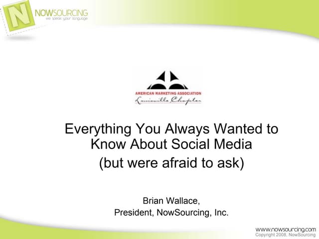 Social Media Presentation