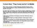 Aquent/AMA Webcast: Culture Club Mobile