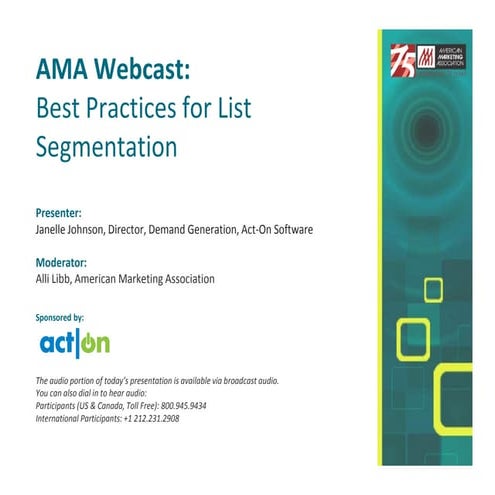 Best Practices in List Segmentation