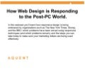 AMA/Aquent Webcast: How Web Design is Responding to the Post-PC World