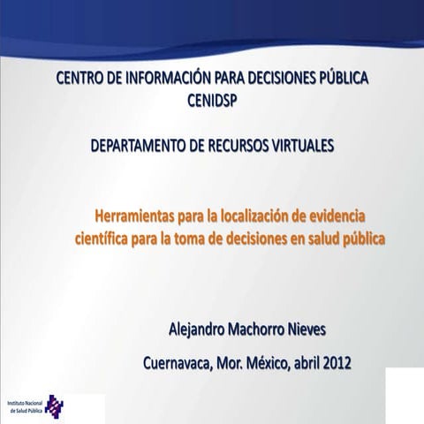 A machorro insp tics 2012