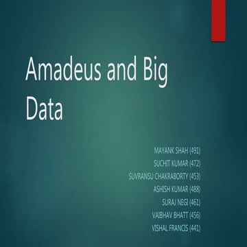 Amadeus big data