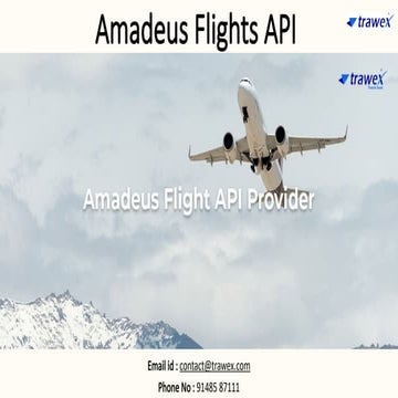 Amadeus flight api | PPTX