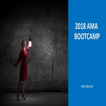 AMA Digital Marketing Bootcamp 2018