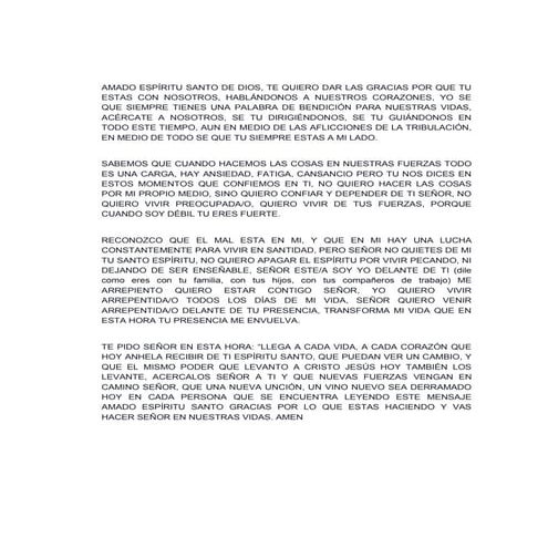 Amado Espíritu Santo de Dios