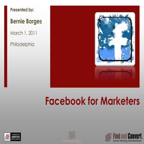 AMA Facebook for Marketers 3-1-2011