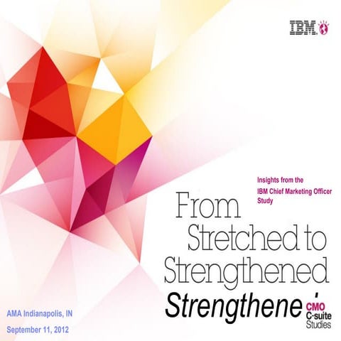 Indy AMA Luncheon: IBM CMO Study