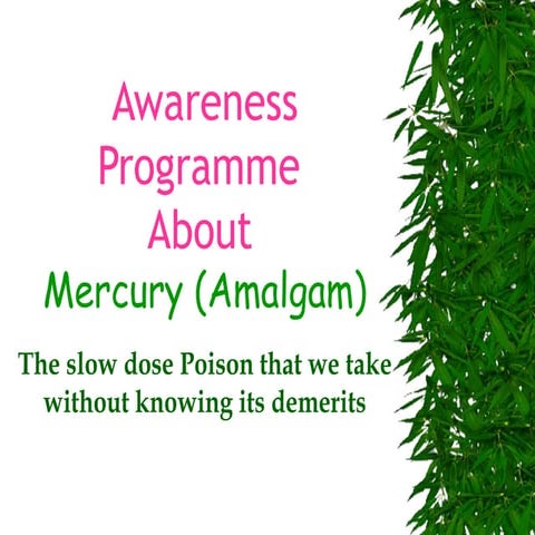 Amalgum Poisoning amalgam poisoning dental.ppt