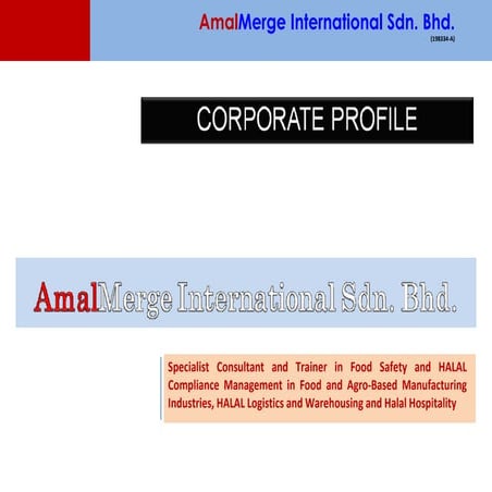 Amalmerge Corporate Profile