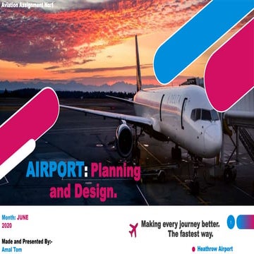 Airport Planning and Design 