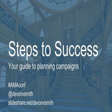 Campaign Planning Framework: Steps to Success #amaconf 