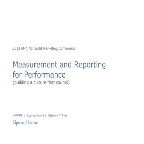Performance Measurement & Reporting System | PPTX