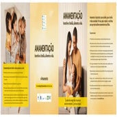 #SMAM 209 - Folder do Ministério da Saúde da campanha do #AgostoDourado 