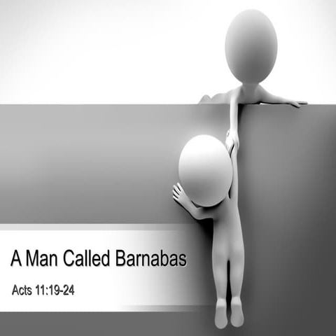 A man called Barnabas 