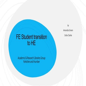 FE Student Transition to HE