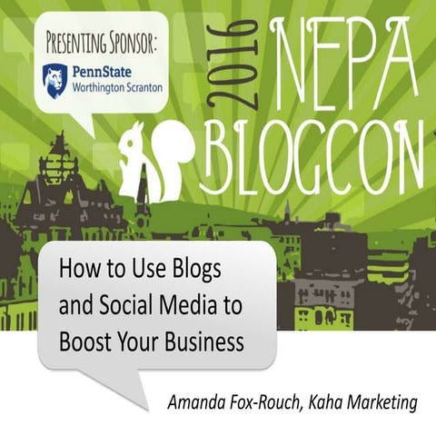 How to Blog and Use Social Media to Boost Your Business